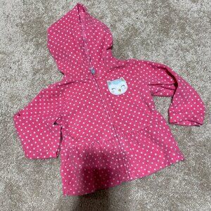 Carter's Pink Fleeced Hooded Jacket 18m